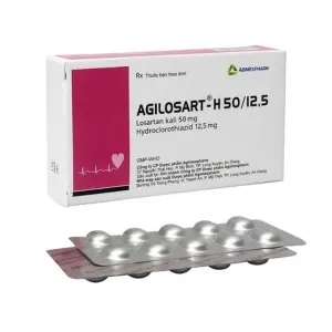 Agilosart-H 50/12,5mg Agimexpharm - Thuốc Điều Trị Tăng Huyết Áp Phối Hợp